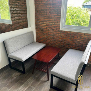Bàn Ghế Gỗ Cà Phê Mẫu 02