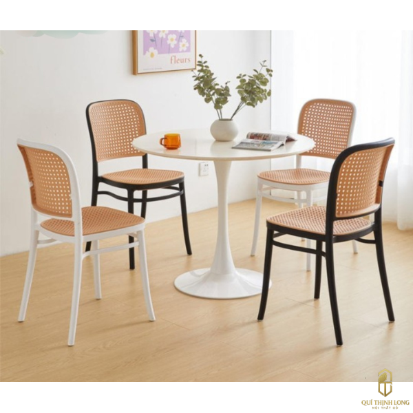 Bàn Ghế Giả Mây Mẫu 05